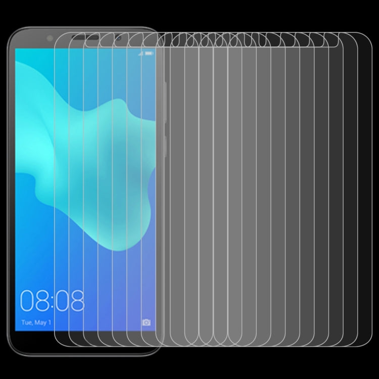 100個裝 適用於華為 Y5 Prime  0.26mm 9H 2.5D弧邊鋼化玻璃膜