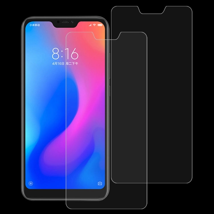 2個裝 適用於小米紅米Note 6 Pro 0.26mm 9H表面硬度 2.5D弧邊鋼化玻璃膜