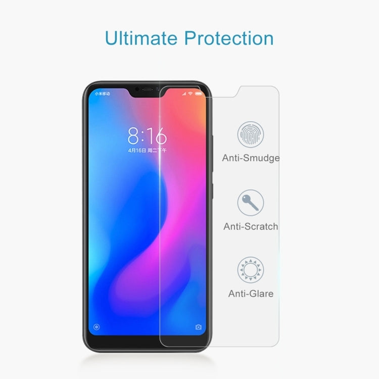 2個裝 適用於小米紅米Note 6 Pro 0.26mm 9H表面硬度 2.5D弧邊鋼化玻璃膜