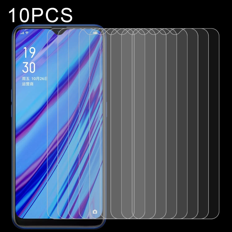 10個裝 2.5D弧邊 半屏鋼化玻璃保護膜 適用於OPPO A9 2020 / A5 2020 / A56 5G