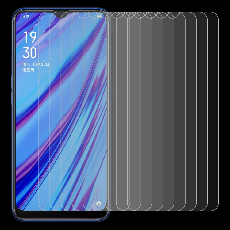 10個裝 2.5D弧邊 半屏鋼化玻璃保護膜 適用於OPPO A9 2020 / A5 2020 / A56 5G