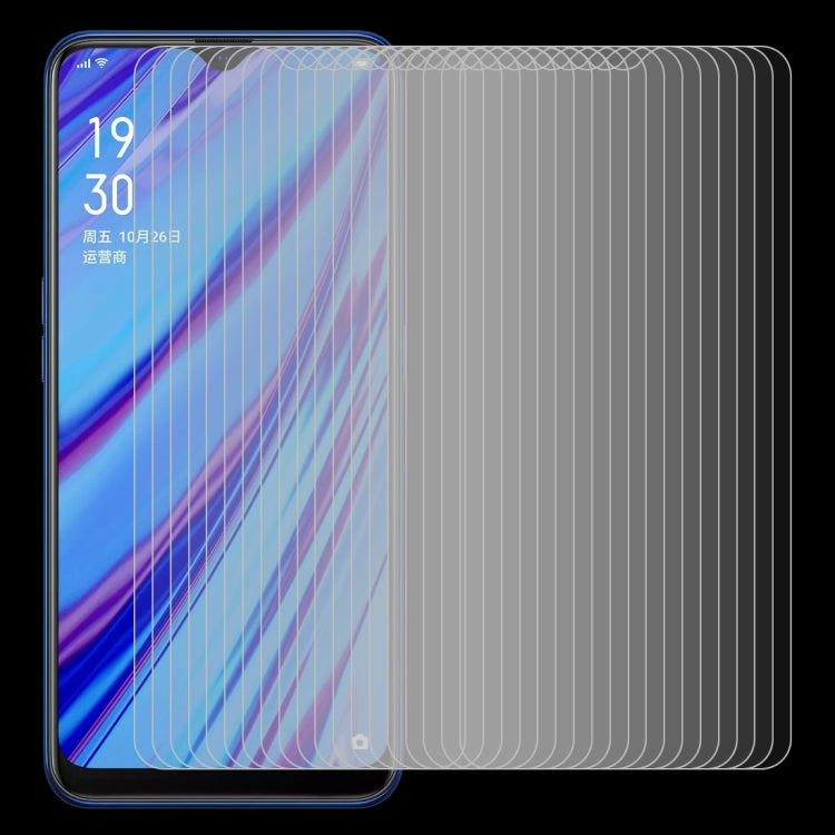 50個裝 2.5D弧邊 半屏鋼化玻璃保護膜 適用於OPPO A9 2020 / A56 5G