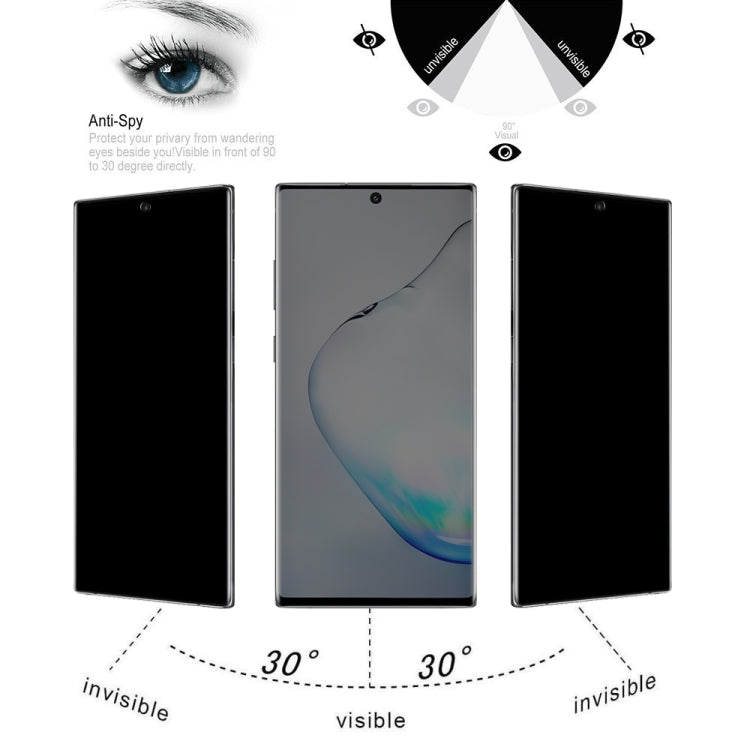 適用於 三星Galaxy Note 10+ UV防偷窺鋼化玻璃膜