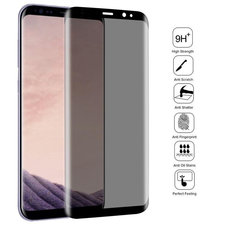 適用於 三星Galaxy S8+ UV防偷窺鋼化玻璃膜