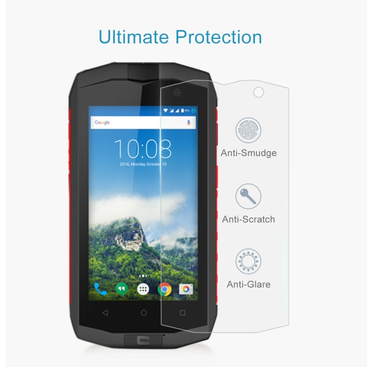 100PCS一裝 適用於Crosscall Trekker M1 Core  0.3mm厚度鋼化玻璃保護膜套裝 裸膜