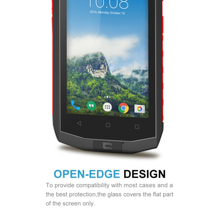 100PCS一裝 適用於Crosscall Trekker M1 Core  0.3mm厚度鋼化玻璃保護膜套裝 裸膜