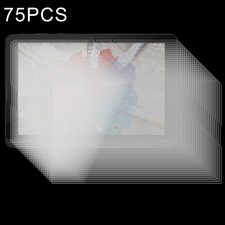 75片裝 適用於LG G Pad III 10.1英寸 9H表面硬度 鋼化玻璃保護膜