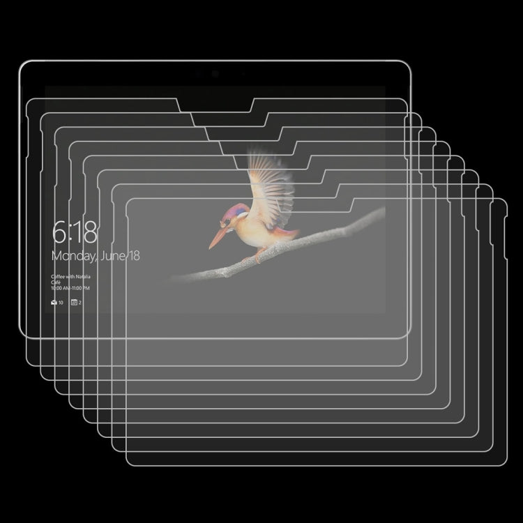 25 PCS 適用於 微軟Surface Go 2 9H 2.5D防爆鋼化玻璃膜