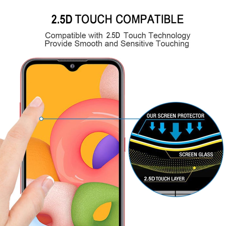 適用於 Sony Xperia L4 25 PCS 絲印二強 全屏鋼化玻璃膜