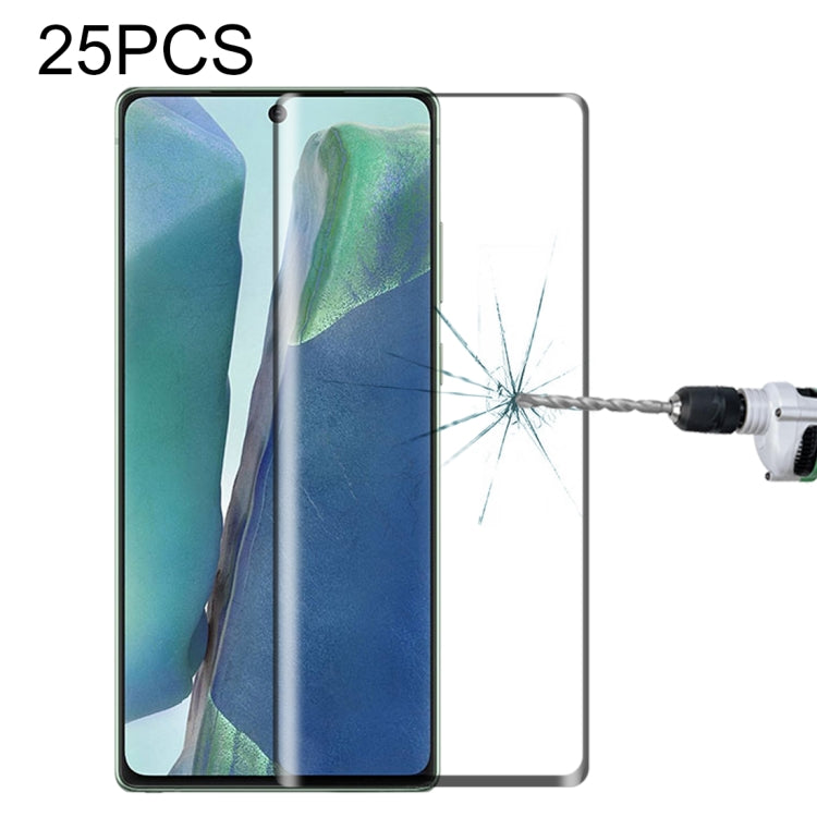 適用於 三星 Galaxy Note20 25 PCS 3D曲面全屏鋼化玻璃膜