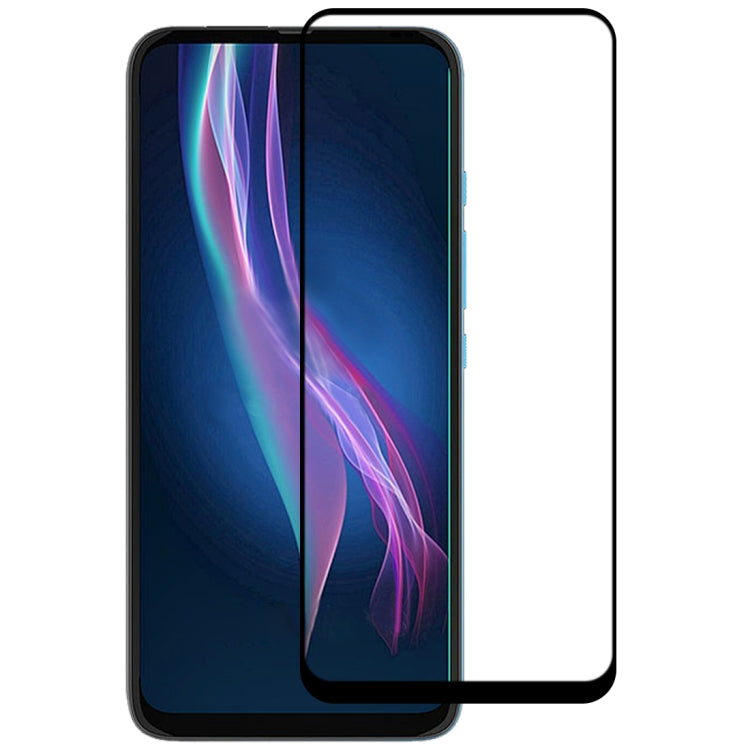 適用於 Motorola Moto One Fusion Plus 絲印二強 全屏鋼化玻璃膜