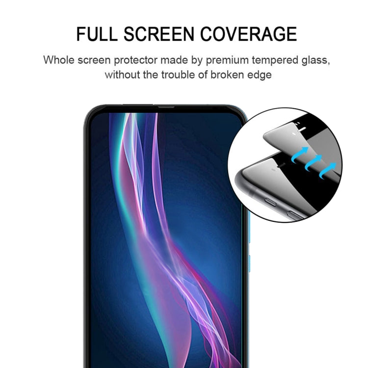 適用於 Motorola Moto One Fusion Plus 絲印二強 全屏鋼化玻璃膜
