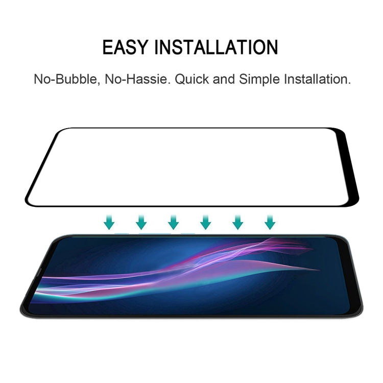 適用於 Motorola Moto One Fusion Plus 絲印二強 全屏鋼化玻璃膜