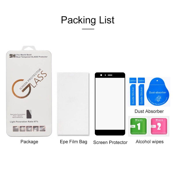 適用於 Tecno Phantom 6 絲印二強 全屏鋼化玻璃膜