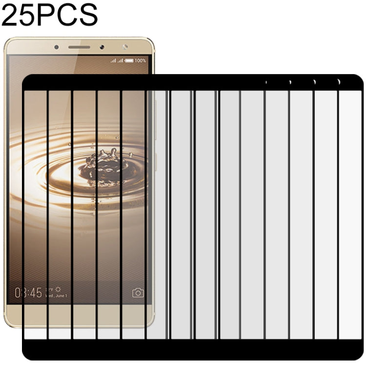 適用於 Tecno Phantom 6 Plus 25 PCS 絲印二強 全屏鋼化玻璃膜