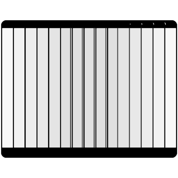 適用於 Tecno Phantom 6 Plus 25 PCS 絲印二強 全屏鋼化玻璃膜