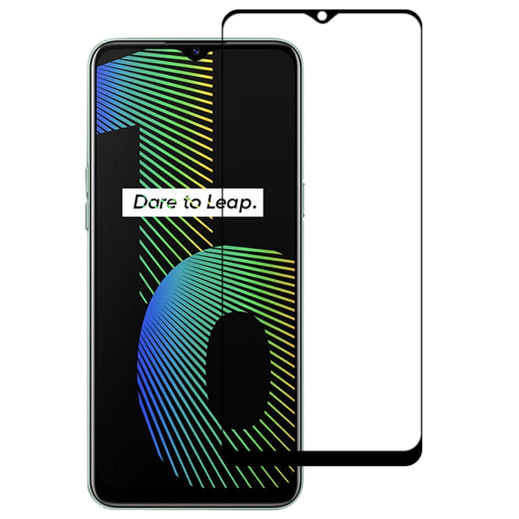 適用於 OPPO Realme Narzo 10 絲印二強 全屏鋼化玻璃膜