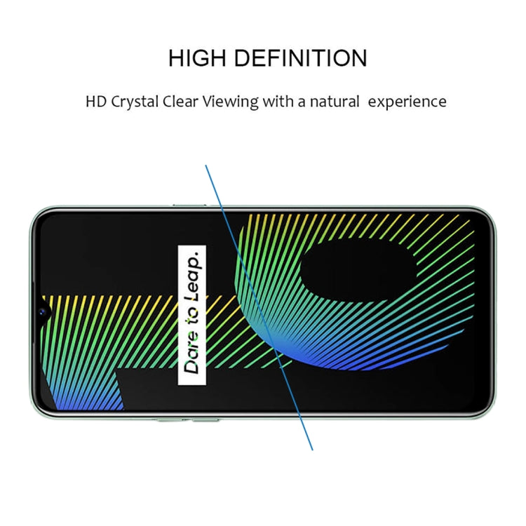適用於 OPPO Realme Narzo 10 絲印二強 全屏鋼化玻璃膜