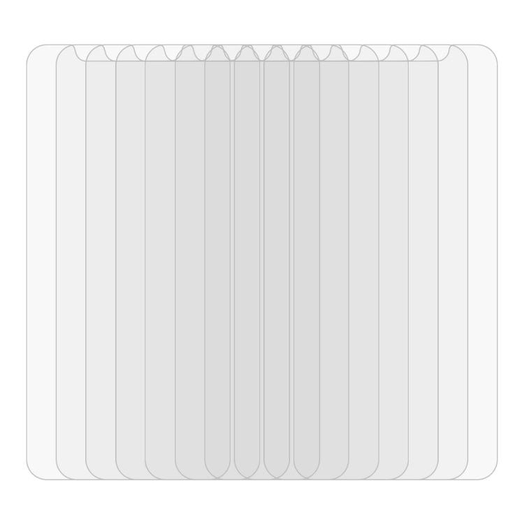 適用於 LG G8s ThinQ 10 PCS 0.26mm 9H 2.5D 半屏鋼化玻璃保護膜