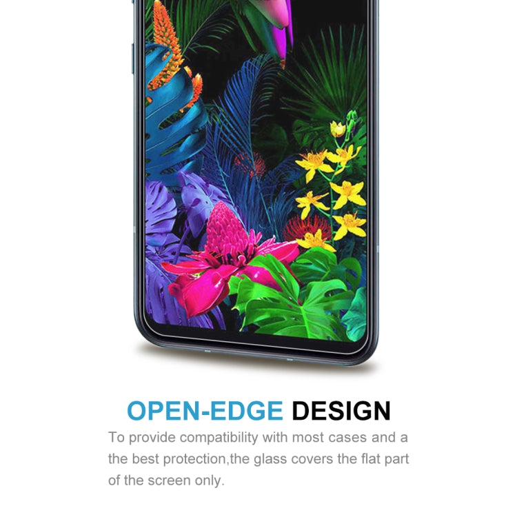 適用於 LG G8s ThinQ 10 PCS 0.26mm 9H 2.5D 半屏鋼化玻璃保護膜