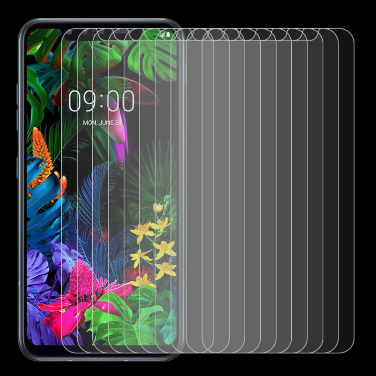 適用於 LG G8s ThinQ 10 PCS 0.26mm 9H 2.5D 半屏鋼化玻璃保護膜