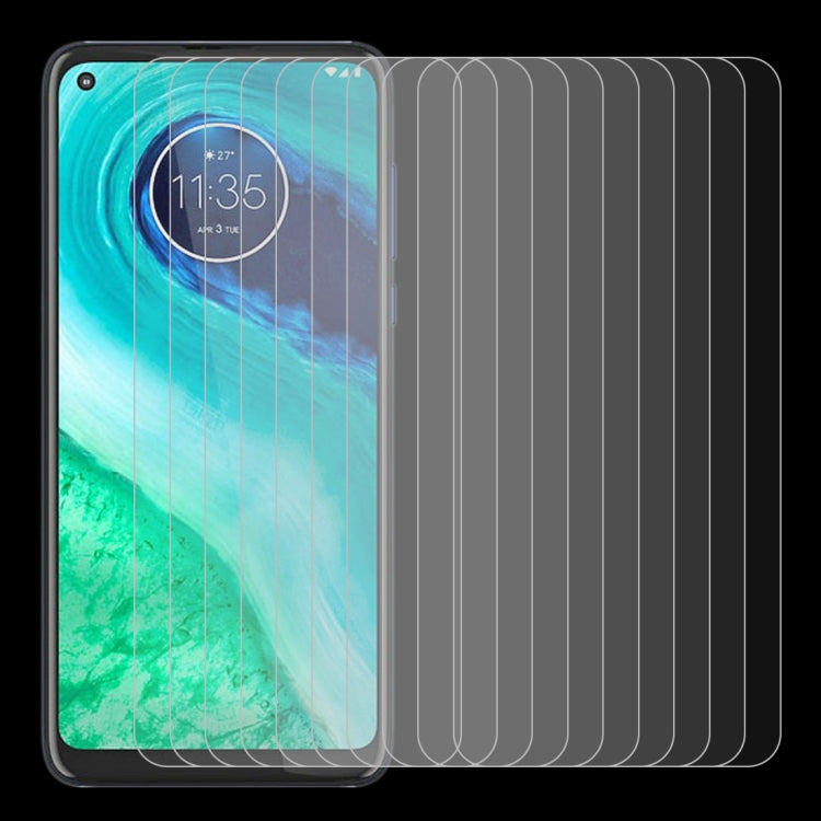 適用於 Motorola Moto G8 10 PCS 0.26mm 9H 2.5D 半屏鋼化玻璃保護膜