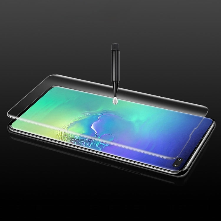 UV 適用於三星 Galaxy S10 Plus 9H 0.33mm 弧邊全屏鋼化玻璃膜