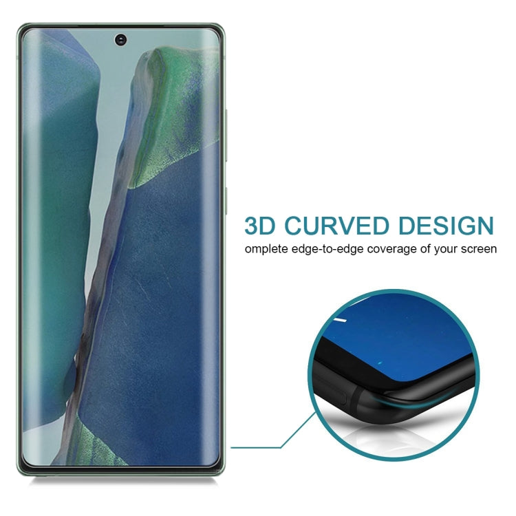 適用於三星 Galaxy Note20 9H 3D弧邊防偷窺曲面全屏鋼化玻璃膜