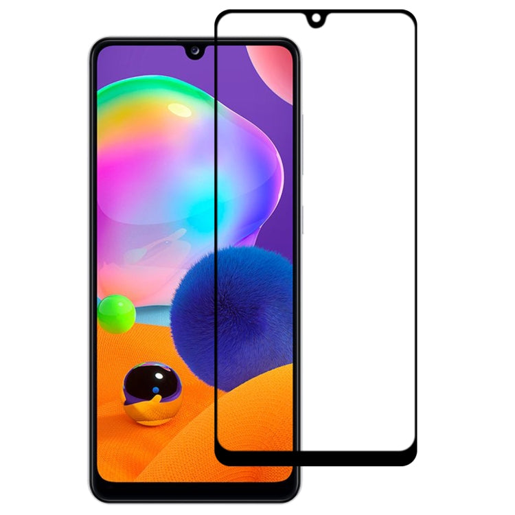 適用於 三星Galaxy A32 5G 絲印二強 全屏鋼化玻璃膜