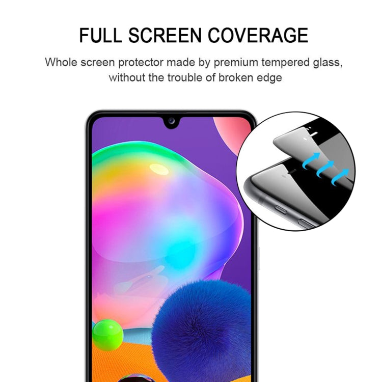 適用於 三星Galaxy A32 5G 25 PCS 絲印二強 全屏鋼化玻璃膜