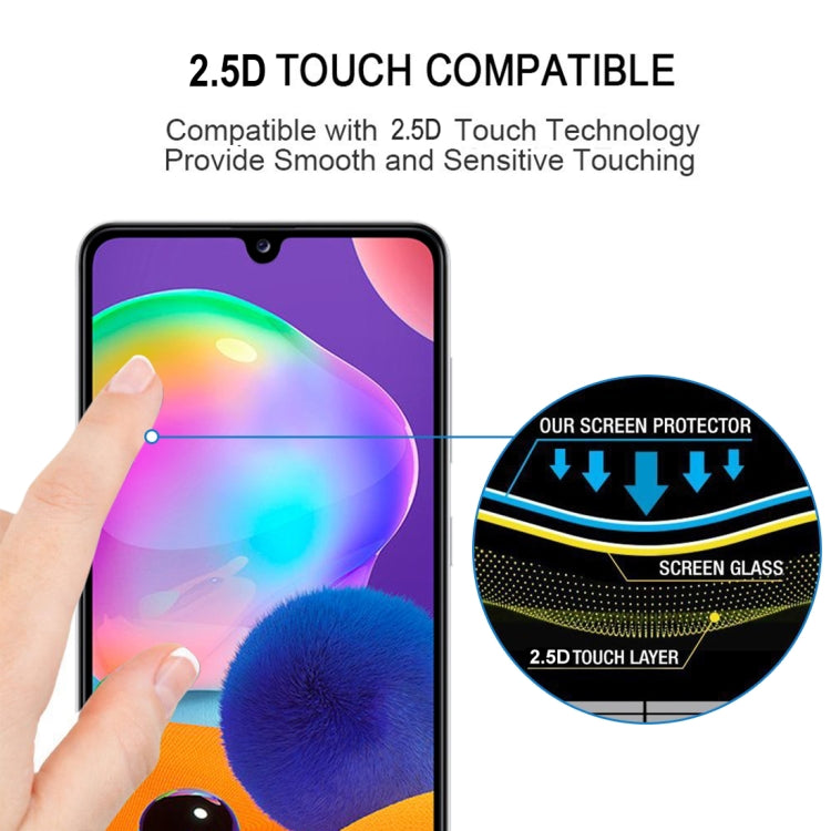 適用於 三星Galaxy A32 5G 25 PCS 絲印二強 全屏鋼化玻璃膜