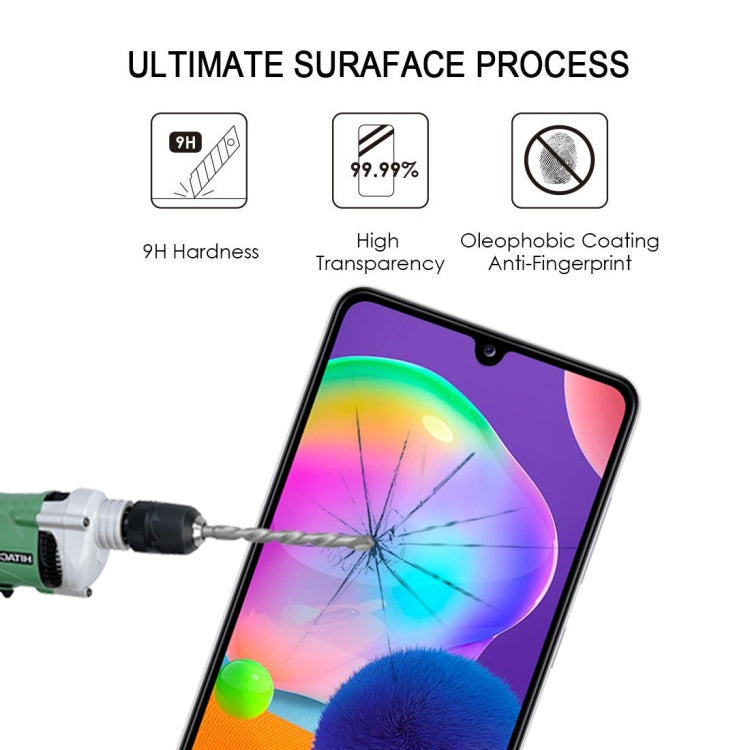 適用於 三星Galaxy A32 5G 25 PCS 絲印二強 全屏鋼化玻璃膜