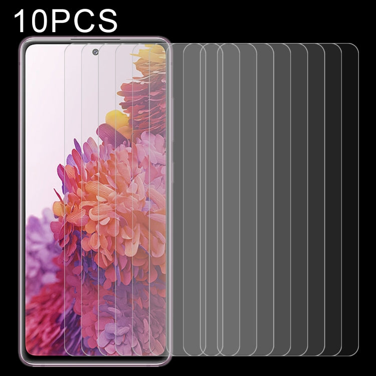 適用於三星 Galaxy S20 FE / S20 FE 5G / S20 FE 2022 10 PCS 0.26mm 9H 2.5D 半屏鋼化玻璃保護膜
