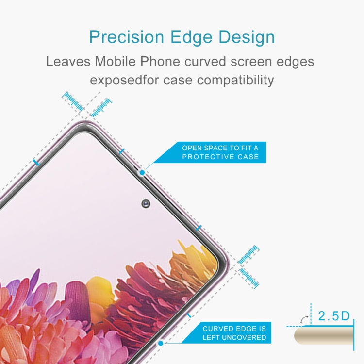 適用於三星 Galaxy S20 FE / S20 FE 5G / S20 FE 2022 10 PCS 0.26mm 9H 2.5D 半屏鋼化玻璃保護膜