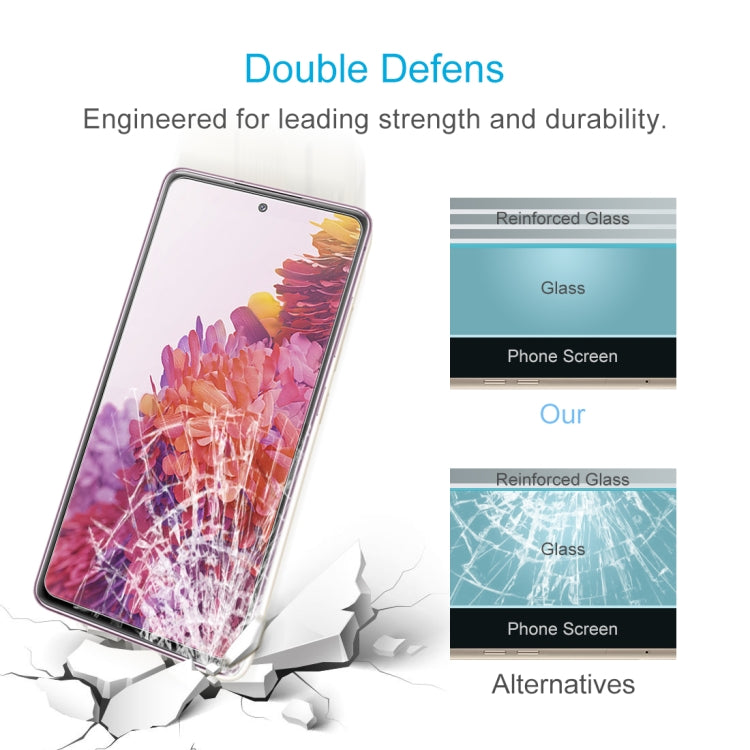 適用於三星 Galaxy S20 FE / S20 FE 5G / S20 FE 2022 10 PCS 0.26mm 9H 2.5D 半屏鋼化玻璃保護膜
