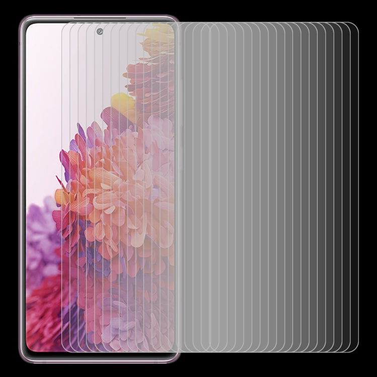 適用於三星 Galaxy S20 FE / S20 FE 5G / S20 FE 2022 50 PCS 0.26mm 9H 2.5D 半屏鋼化玻璃保護膜