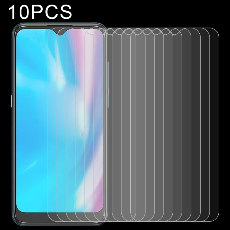 適用於 Alcatel 1SE 2020 10 PCS 0.26mm 9H 2.5D 半屏鋼化玻璃保護膜