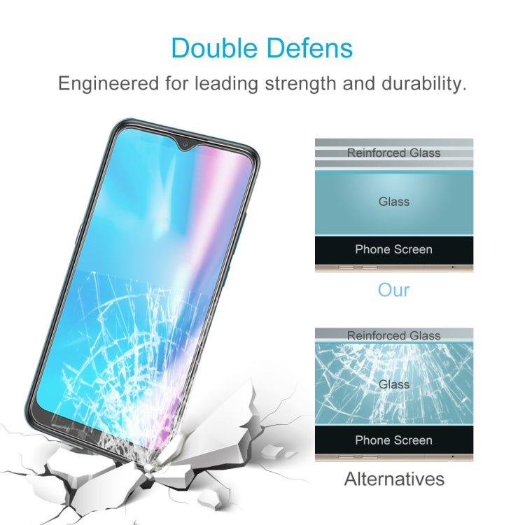 適用於 Alcatel 1SE 2020 50 PCS 0.26mm 9H 2.5D 半屏鋼化玻璃保護膜