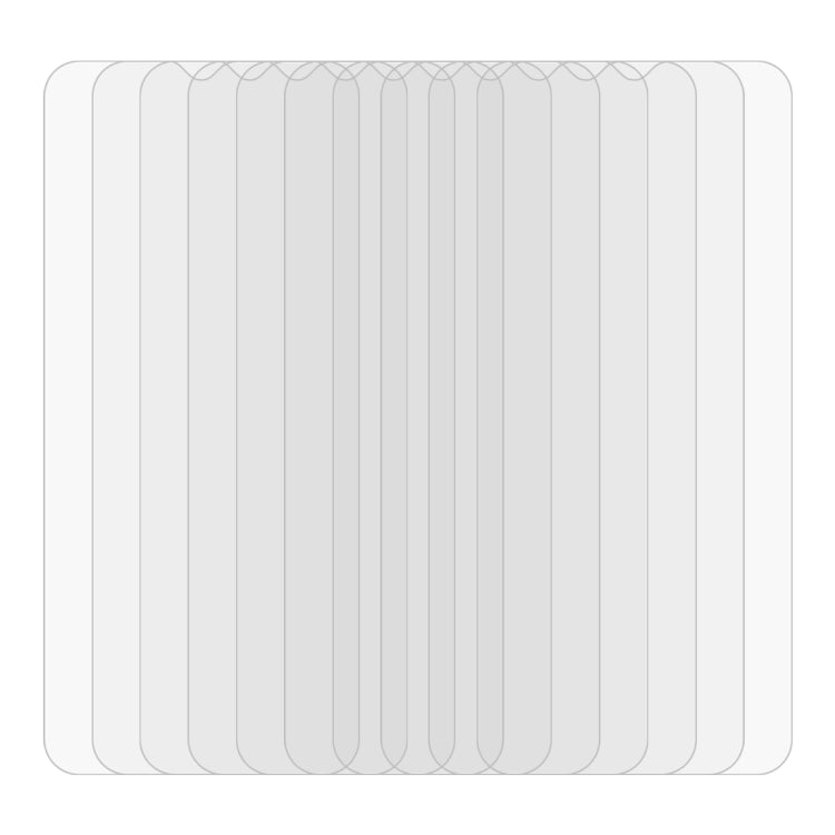 適用於 OPPO A31  10 PCS 0.26mm 9H 2.5D 半屏鋼化玻璃保護膜
