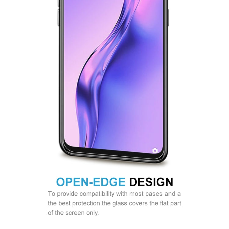 適用於 OPPO A31  50 PCS 0.26mm 9H 2.5D 半屏鋼化玻璃保護膜