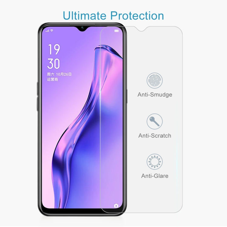 適用於 OPPO A31  0.26mm 9H 2.5D 半屏鋼化玻璃保護膜