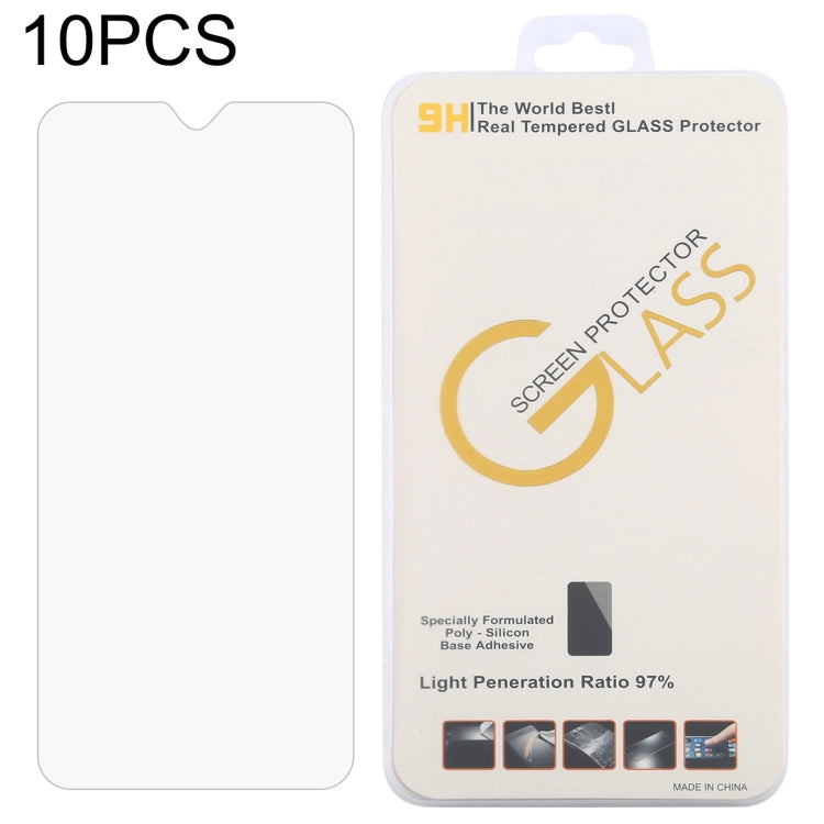 適用於 Ulefone Armor 7 10 PCS 0.26mm 9H 2.5D 半屏鋼化玻璃保護膜