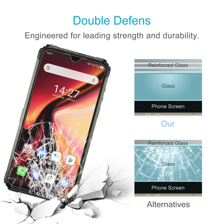 適用於 Ulefone Armor 7 10 PCS 0.26mm 9H 2.5D 半屏鋼化玻璃保護膜