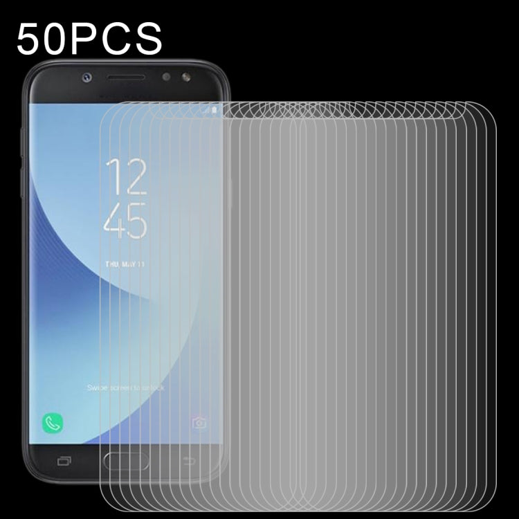 適用於 Samsung Galaxy J5  /J5 Pro 美版 50 PCS 0.26mm 9H 2.5D 半屏鋼化玻璃保護膜