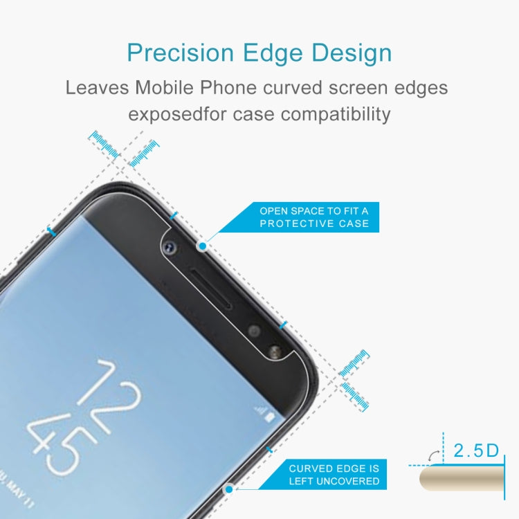 適用於 Samsung Galaxy J5  /J5 Pro 美版 50 PCS 0.26mm 9H 2.5D 半屏鋼化玻璃保護膜