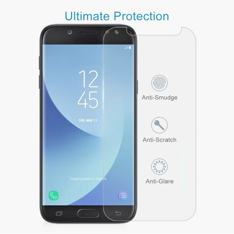 適用於 Samsung Galaxy J5  /J5 Pro 美版 50 PCS 0.26mm 9H 2.5D 半屏鋼化玻璃保護膜