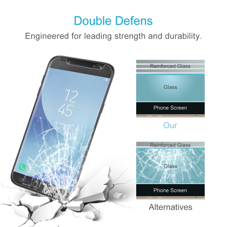 適用於 Samsung Galaxy J5  /J5 Pro 美版 50 PCS 0.26mm 9H 2.5D 半屏鋼化玻璃保護膜