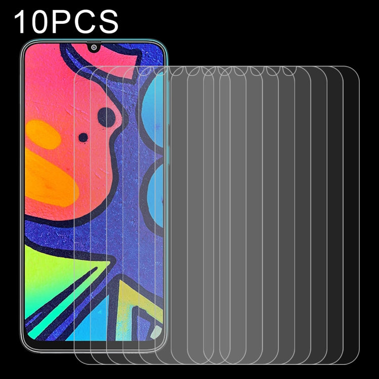 適用於 三星Galaxy F41 10 PCS 0.26mm 9H 2.5D 半屏鋼化玻璃保護膜