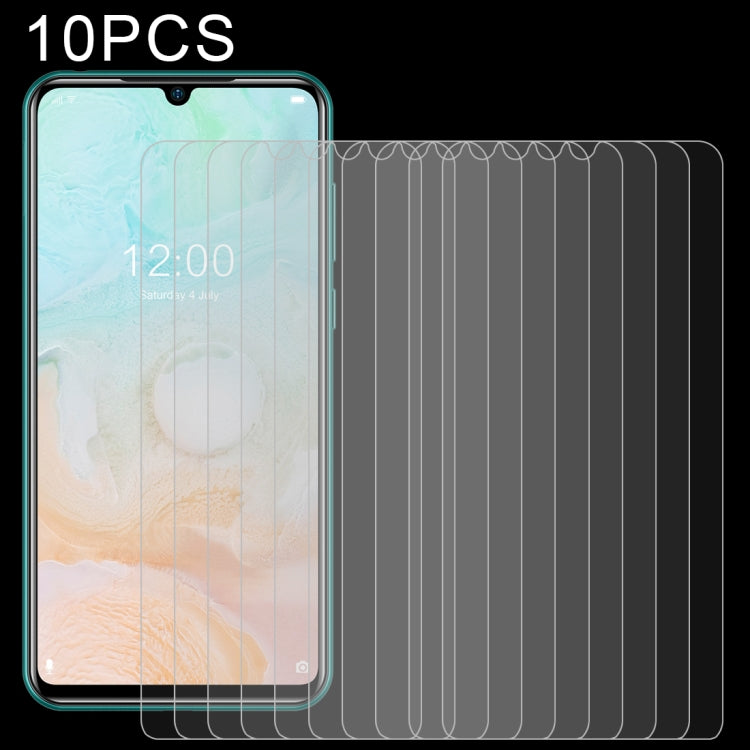 10個一賣 適用於Doogee N20 Pro 0.26mm 9H 2.5D 半屏鋼化玻璃保護膜