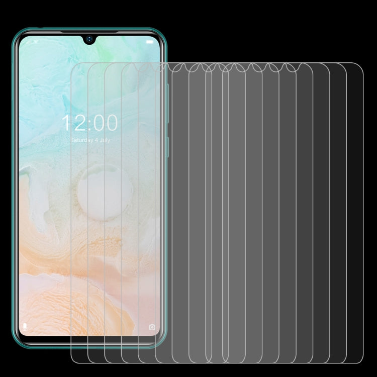 10個一賣 適用於Doogee N20 Pro 0.26mm 9H 2.5D 半屏鋼化玻璃保護膜